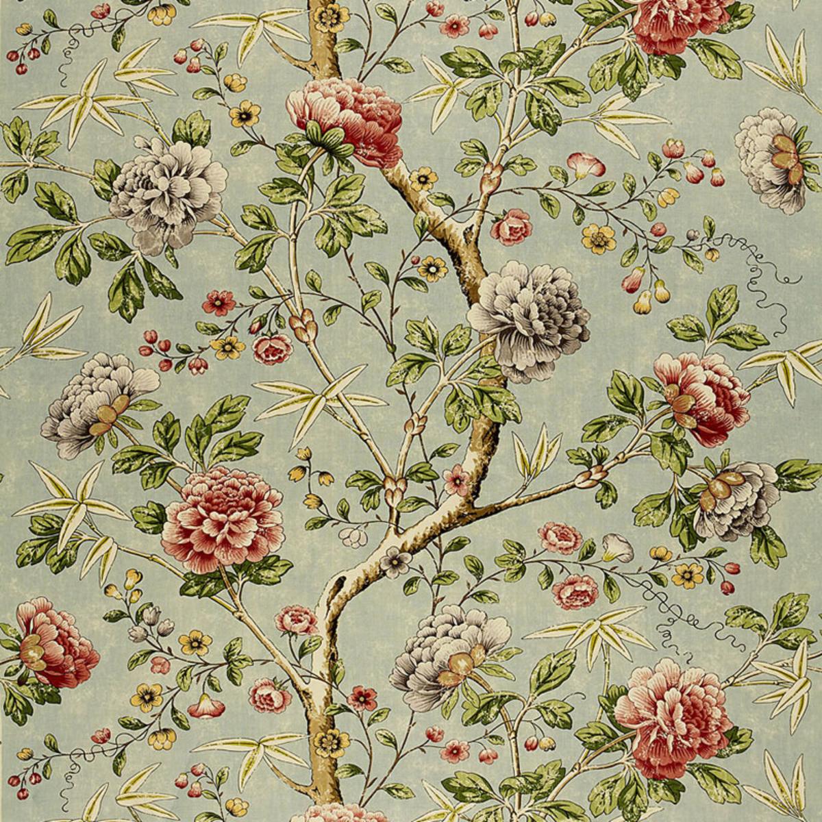 MANDARIN PEONY AQUAMARINE