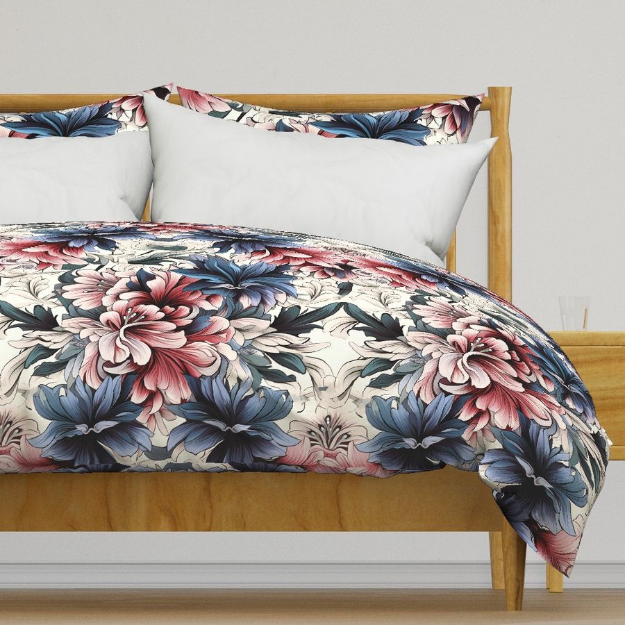 All The Flowers Duvet Cover