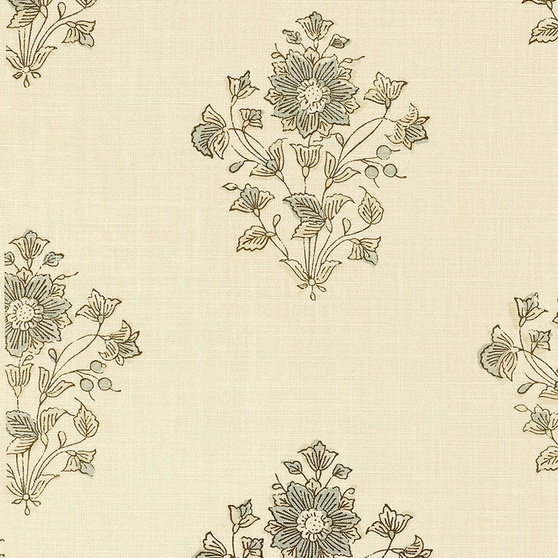 Schumacher BEATRICE BOUQUET MINERAL Fabric | Atlanta Fabrics
