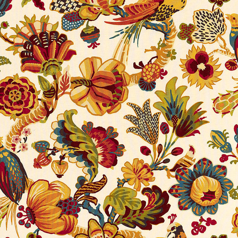 Schumacher CAMBOURNE HONEY Fabric | Atlanta Fabrics
