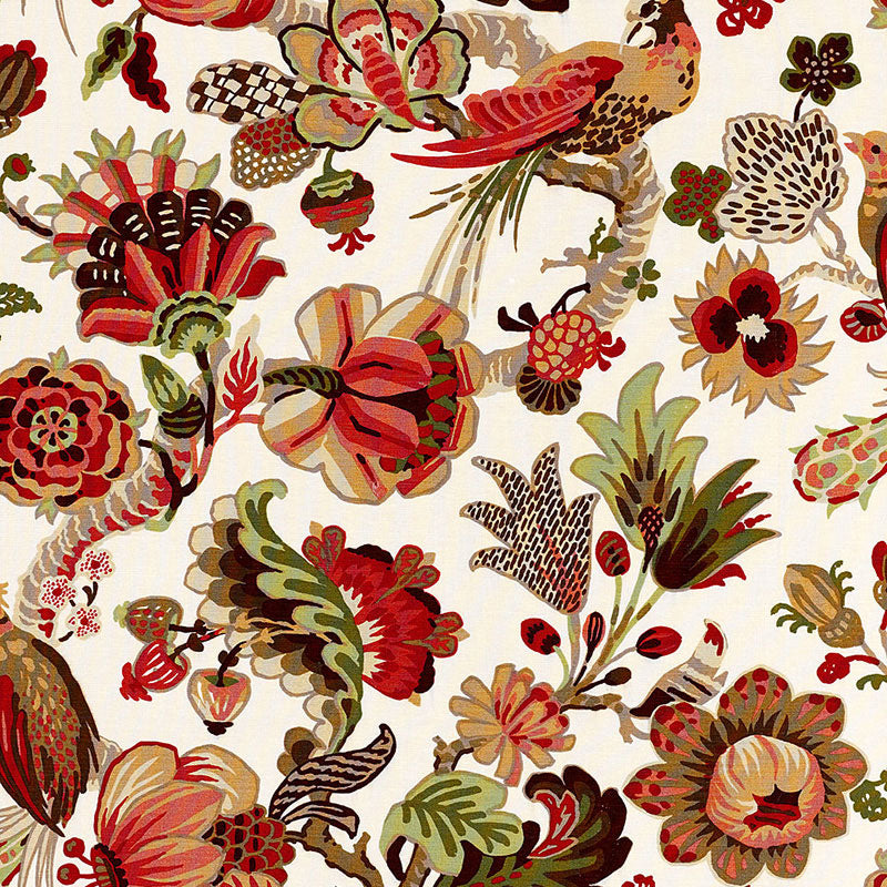 Schumacher CAMBOURNE CORAL Fabric | Atlanta Fabrics