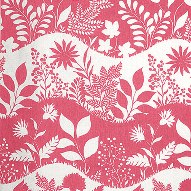 Schumacher GOOD DAY SUNSHINE FLAMINGO Fabric | Atlanta Fabrics