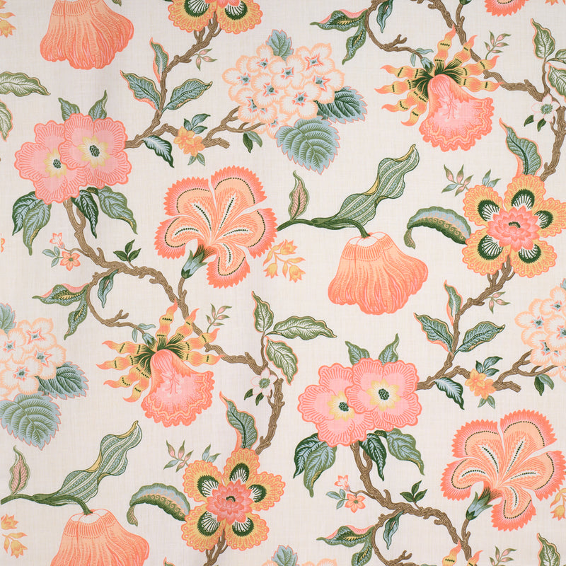 Schumacher HOTHOUSE FLOWERS SUNSHINE Fabric | Atlanta Fabrics