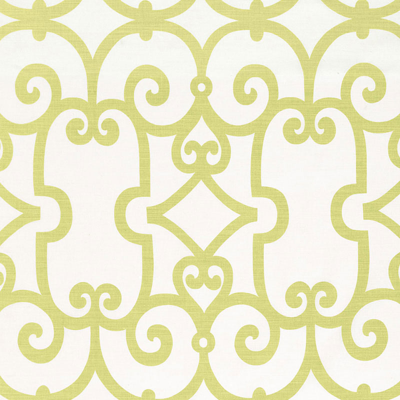 Schumacher MANOR GATE ALOE  | Atlanta Fabrics