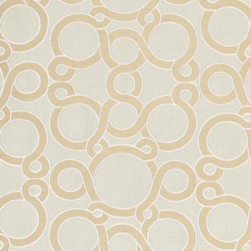 SCHUMACHER Conundrum ICE MILK FABRIC | Atlanta Fabrics
