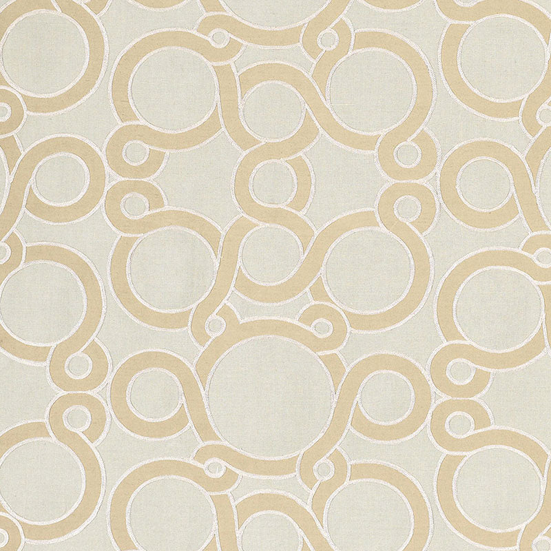 Schumacher Conundrum ICE MILK Fabric | Atlanta Fabrics