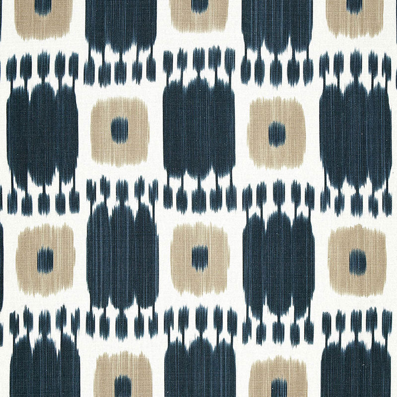 Schumacher KANDIRA INDIGO  | Atlanta Fabrics