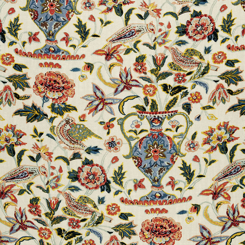 Schumacher CAMBERWELL VASE PRINT DOCUMENT Fabric | Atlanta Fabrics