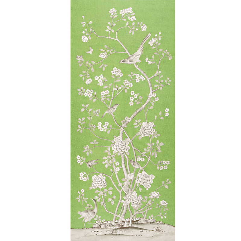 Schumacher CHINOIS PALAIS LETTUCE Fabric | Atlanta Fabrics
