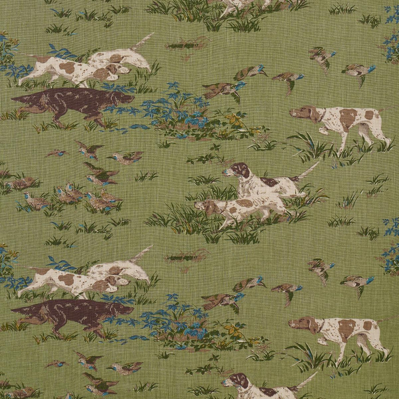 Schumacher POINTERS MEADOW Fabric | Atlanta Fabrics