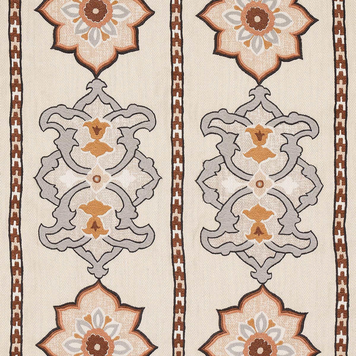TEMARA HAND EMBROIDERED PRINT NATURAL