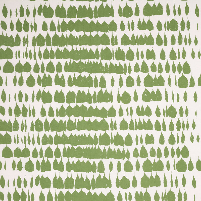Schumacher QUEEN OF SPAIN GREEN  | Atlanta Fabrics