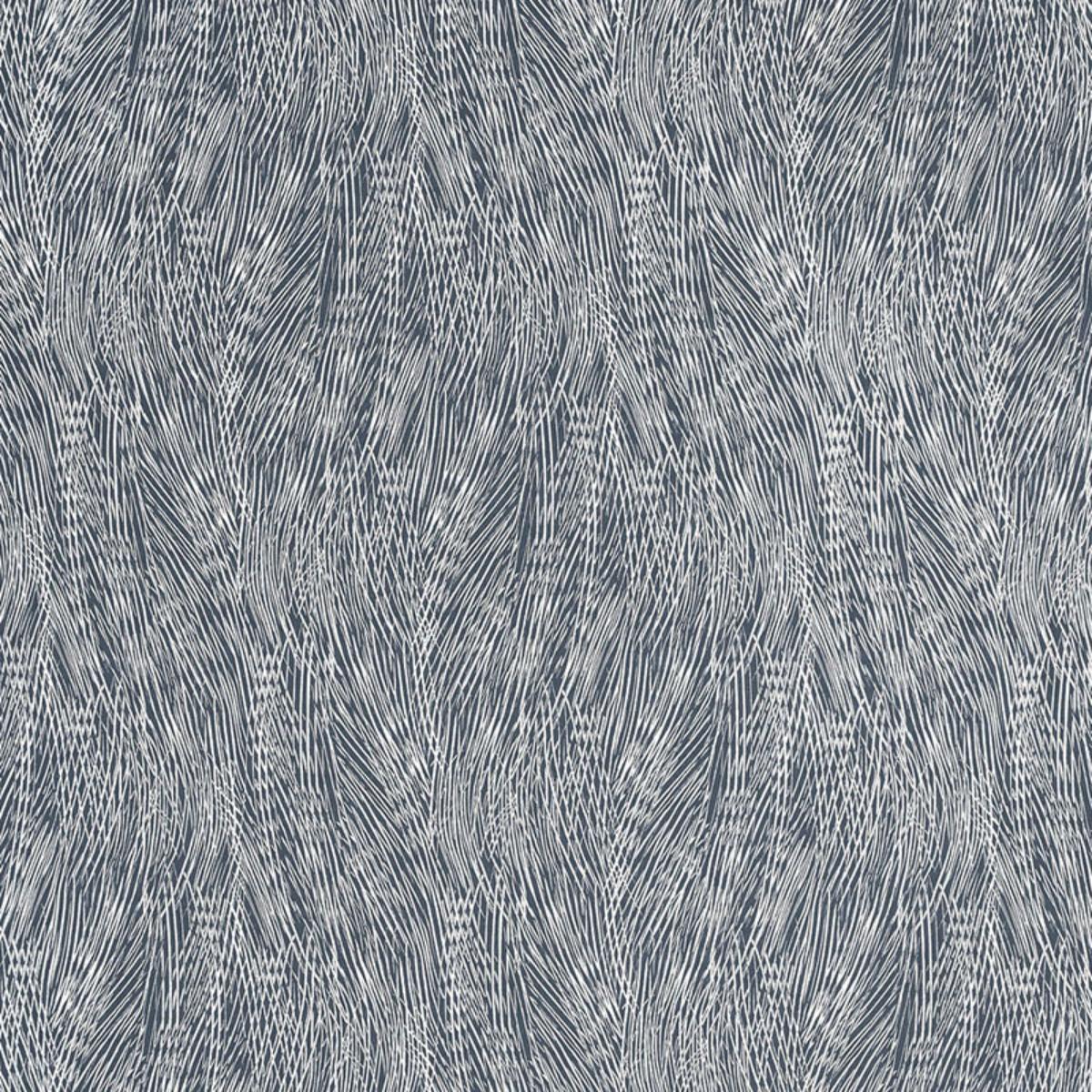 SCHUMACHER GRAND CASCADE INDIGO FABRIC | Atlanta Fabrics