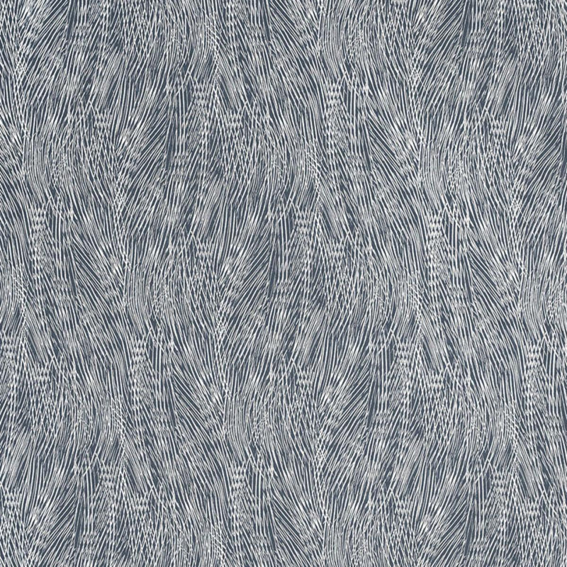 SCHUMACHER GRAND CASCADE INDIGO FABRIC | Atlanta Fabrics