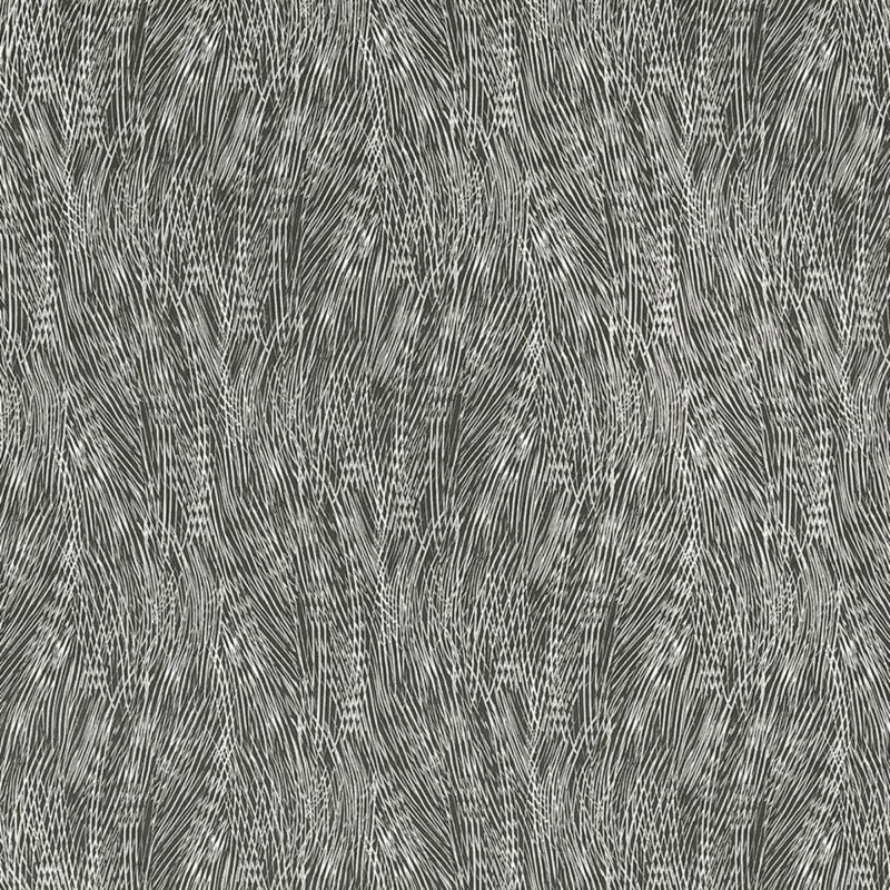 SCHUMACHER GRAND CASCADE CHARCOAL FABRIC | Atlanta Fabrics