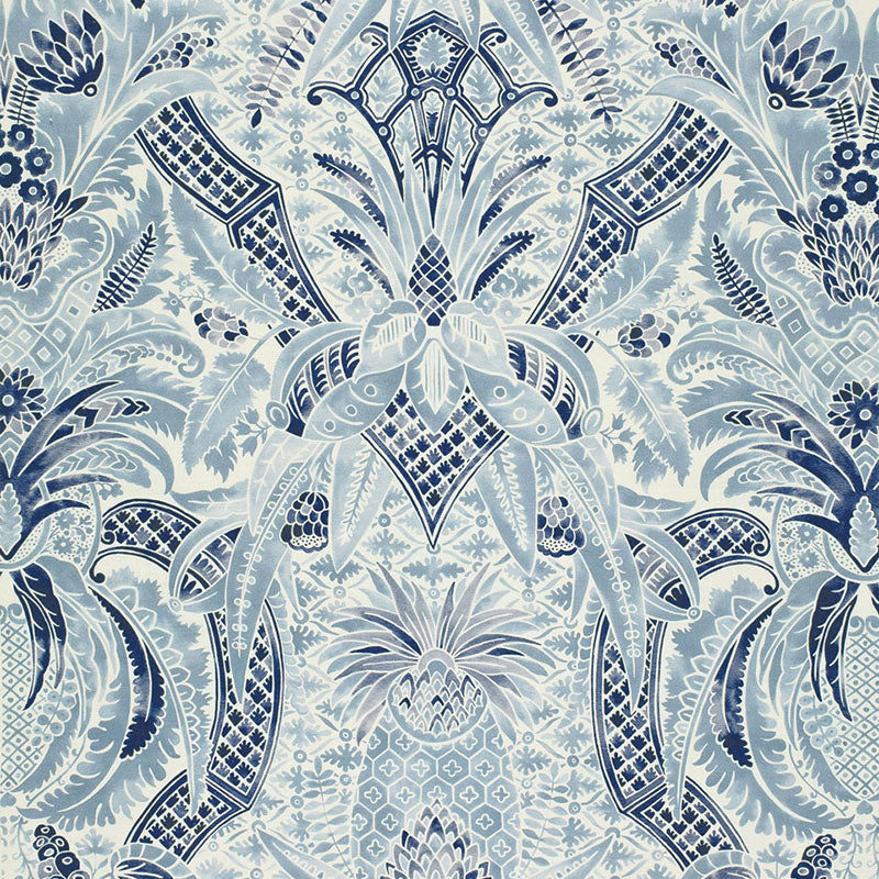 Schumacher CAP FERRAT PACIFIC Fabric | Atlanta Fabrics