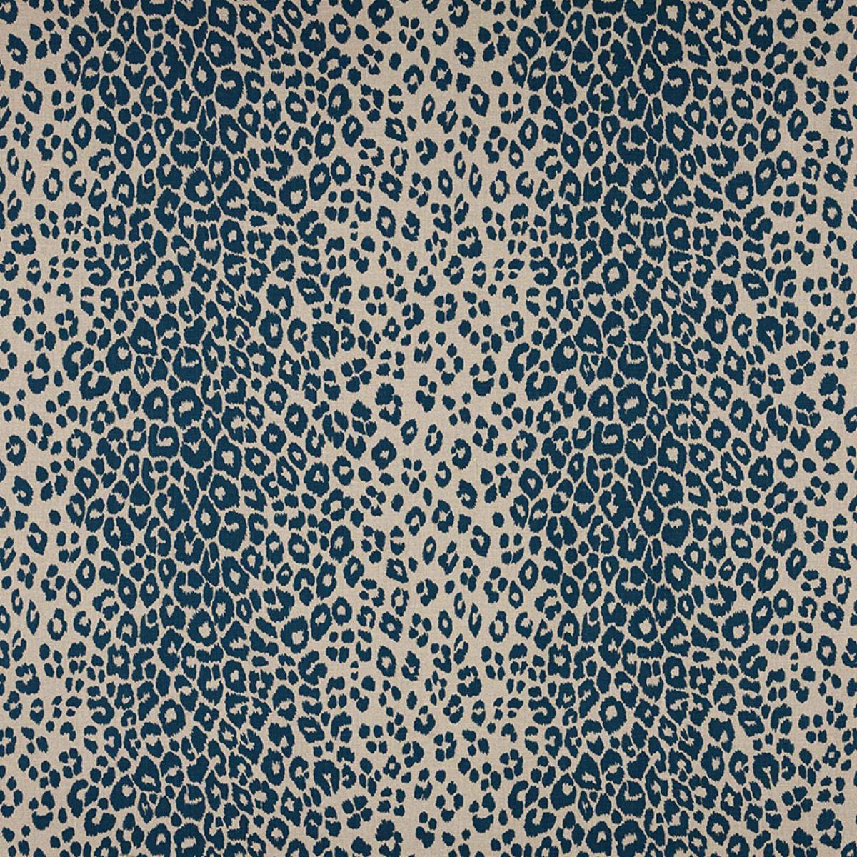 SCHUMACHER ICONIC LEOPARD INK/NATURAL FABRIC | Atlanta Fabrics