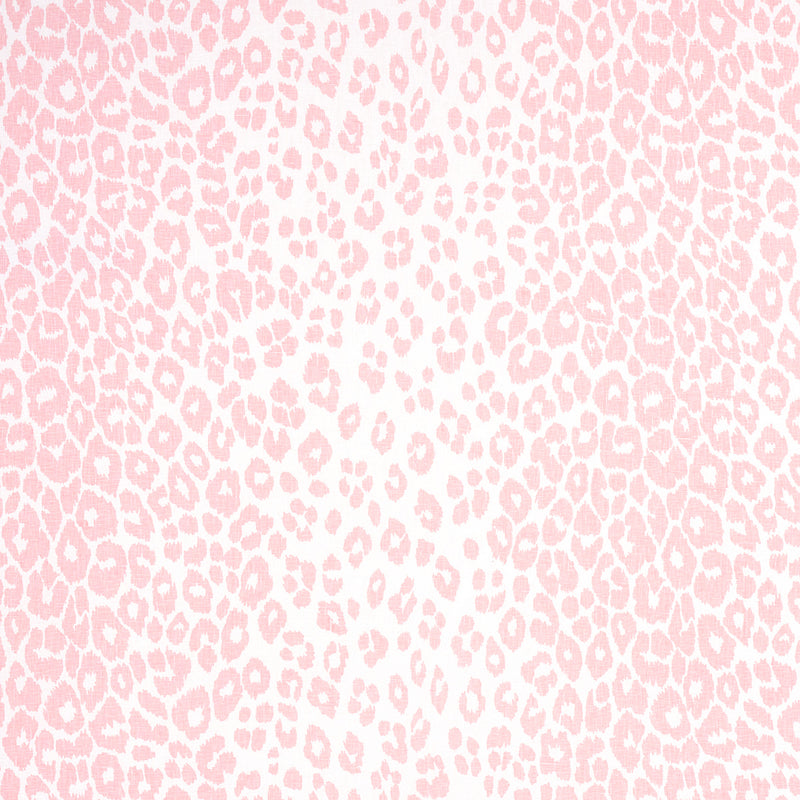 Schumacher ICONIC LEOPARD PINK Fabric | Atlanta Fabrics