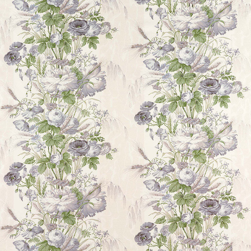 Schumacher BOUGHTON HOUSE GRIS Fabric | Atlanta Fabrics