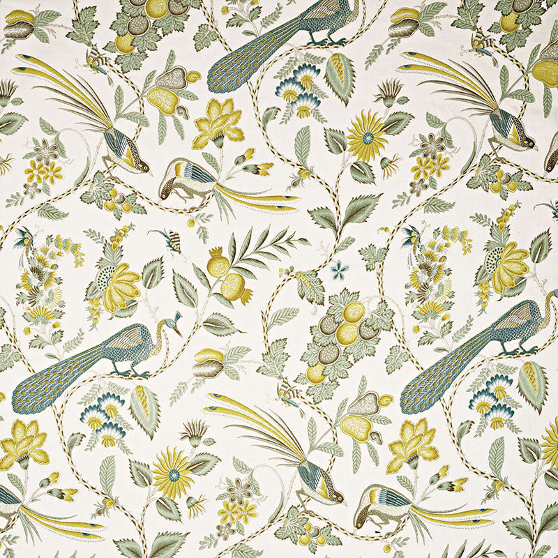 Schumacher CAMPAGNE CADET & CITRON Fabric | Atlanta Fabrics