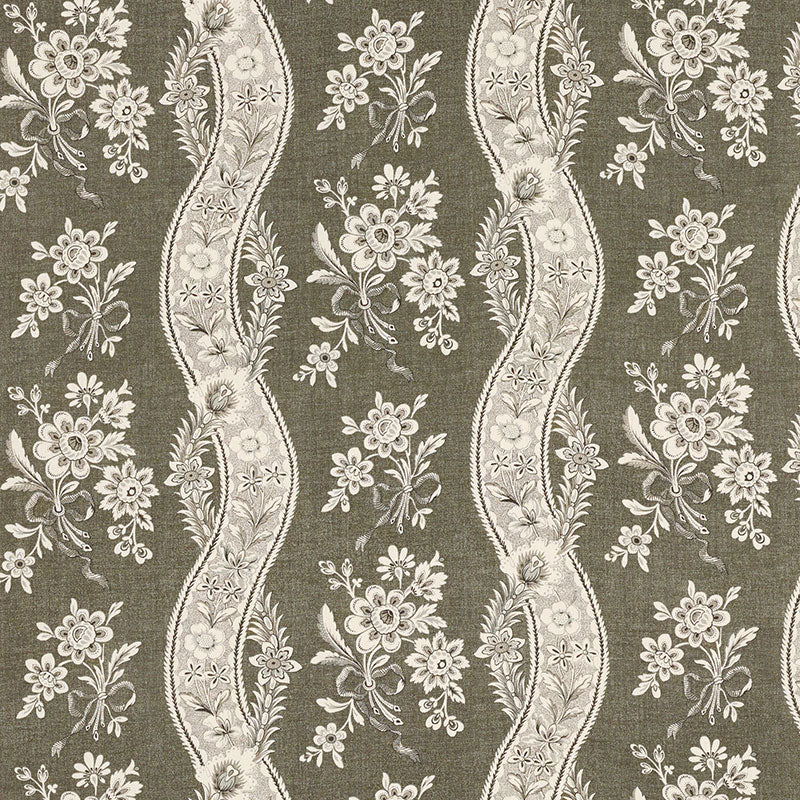 Schumacher LE CASTELLET BRUN Fabric | Atlanta Fabrics