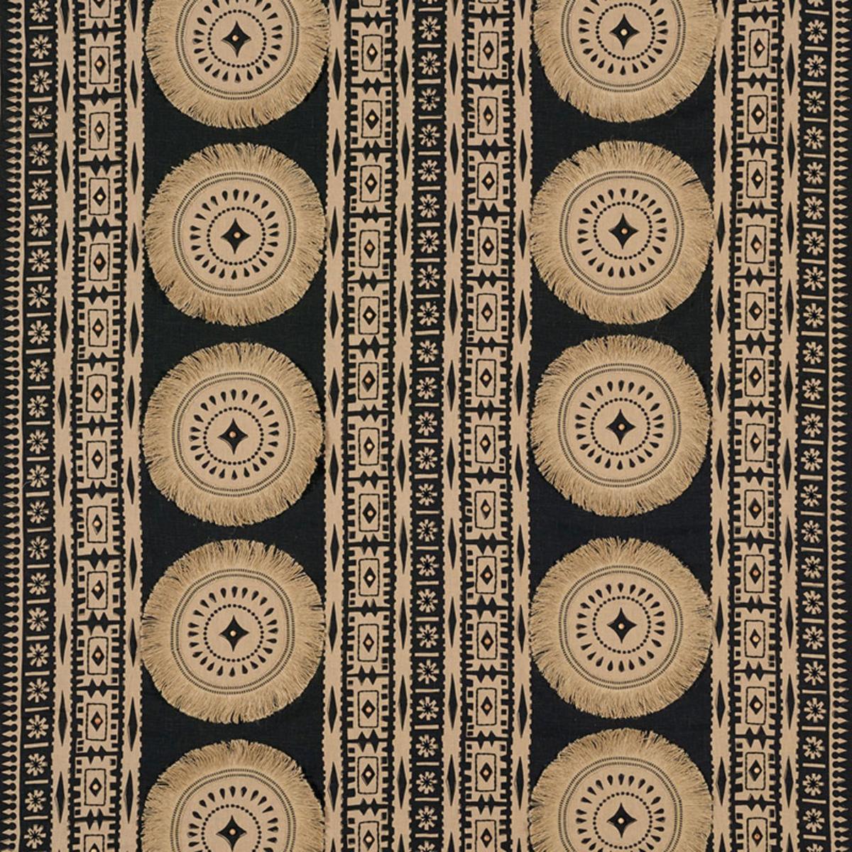 BORA BORA PRINT EMBELLISHED LAVA BLACK