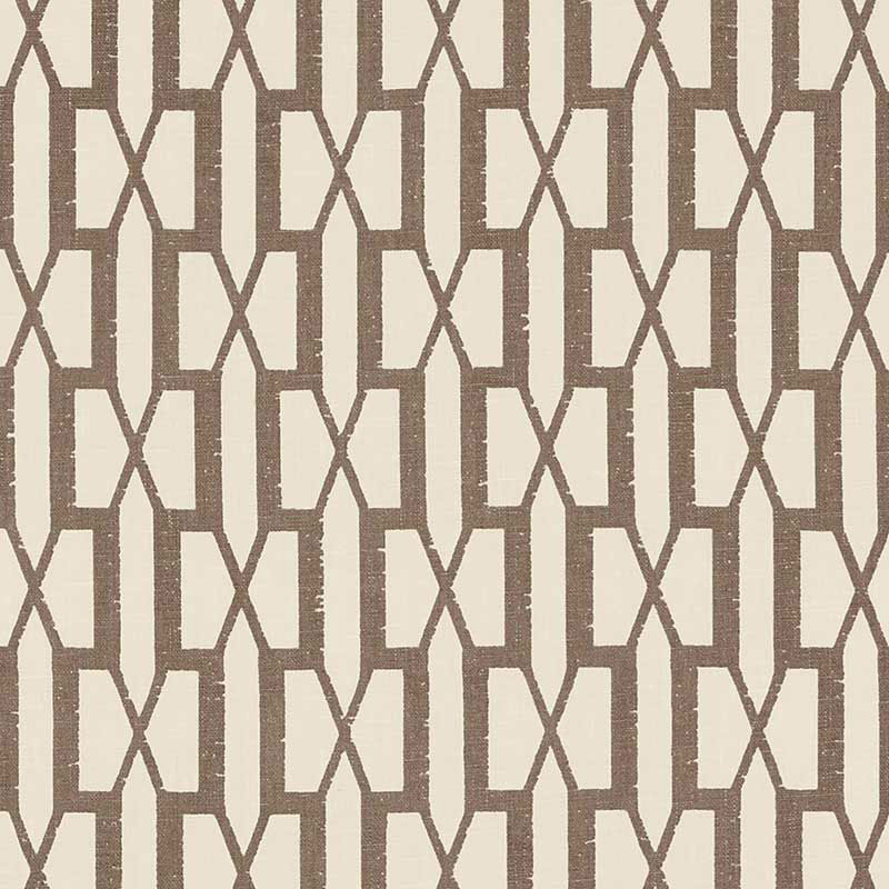 Schumacher BELVEDERE BERBER BROWN Fabric | Atlanta Fabrics