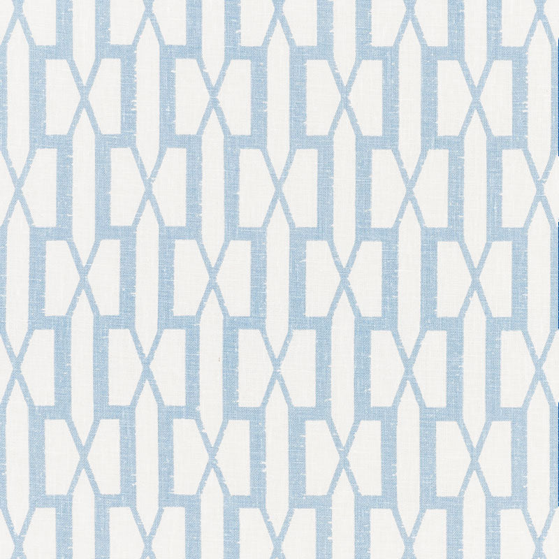 Schumacher BELVEDERE SKY Fabric | Atlanta Fabrics