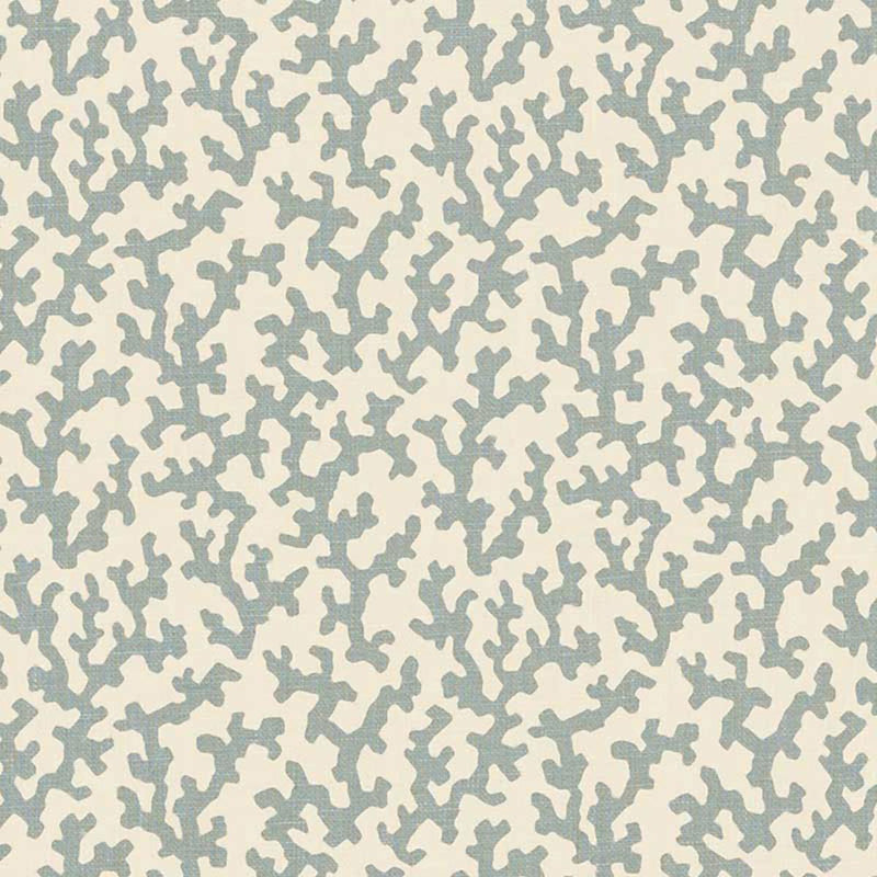 Schumacher FOLLY ORPINGTON BLUE Fabric | Atlanta Fabrics
