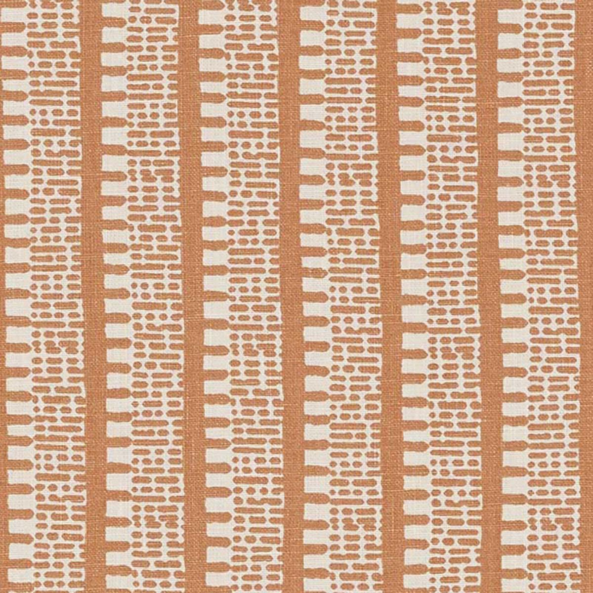 Schumacher KIOSK BURNT ORANGE Fabric | Atlanta Fabrics