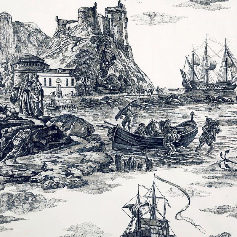 MARINE TOILE BLACK