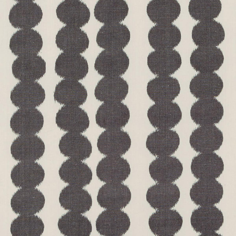 SCHUMACHER FULL CIRCLE FADED BLACK FABRIC | Atlanta Fabrics
