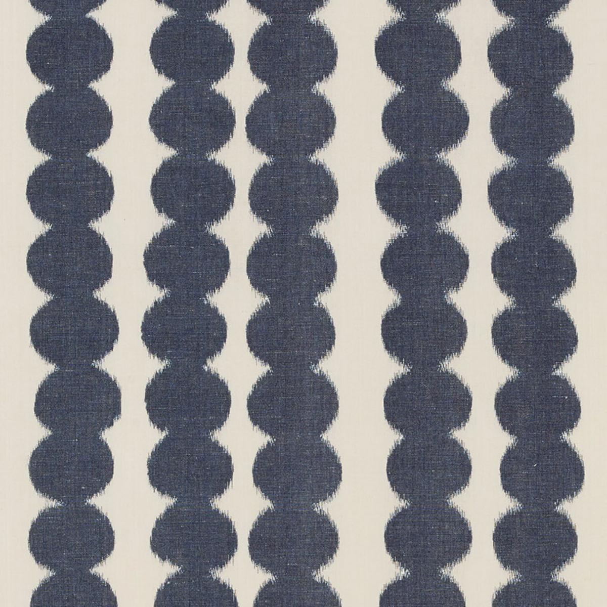 SCHUMACHER FULL CIRCLE NAVY FABRIC | Atlanta Fabrics