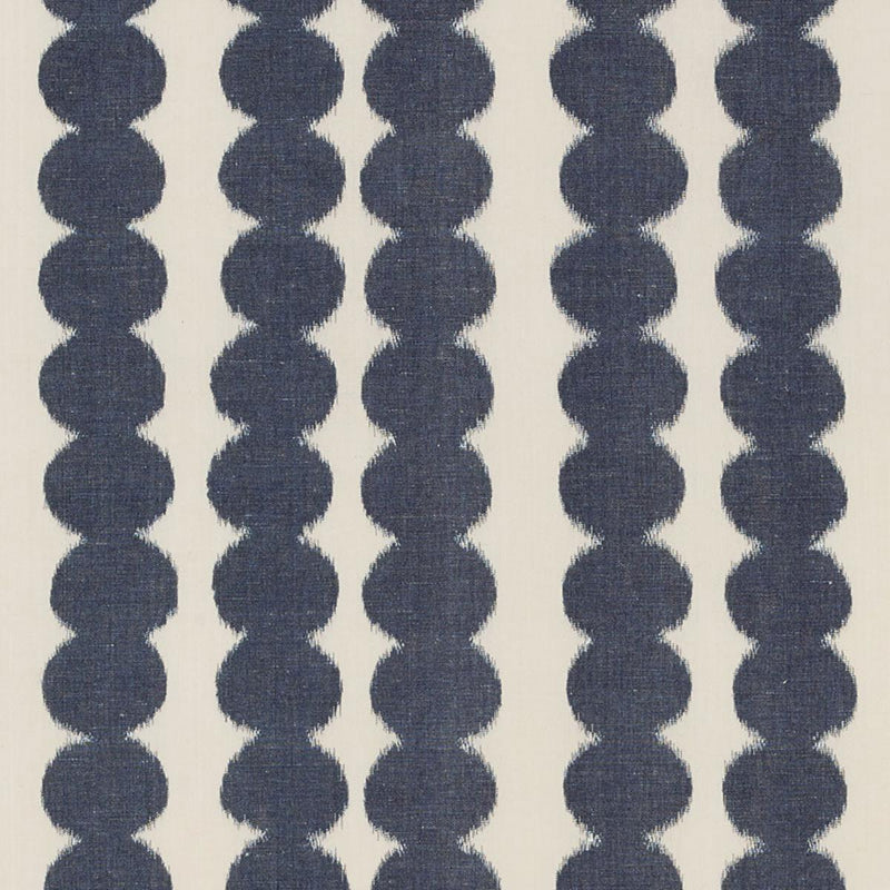 SCHUMACHER FULL CIRCLE NAVY FABRIC | Atlanta Fabrics