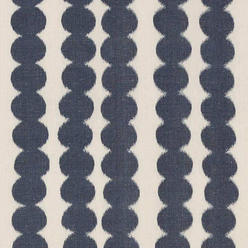 Schumacher FULL CIRCLE NAVY Fabric | Atlanta Fabrics