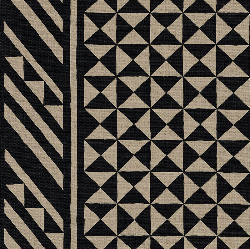 NUBA BLACK ON NATURAL