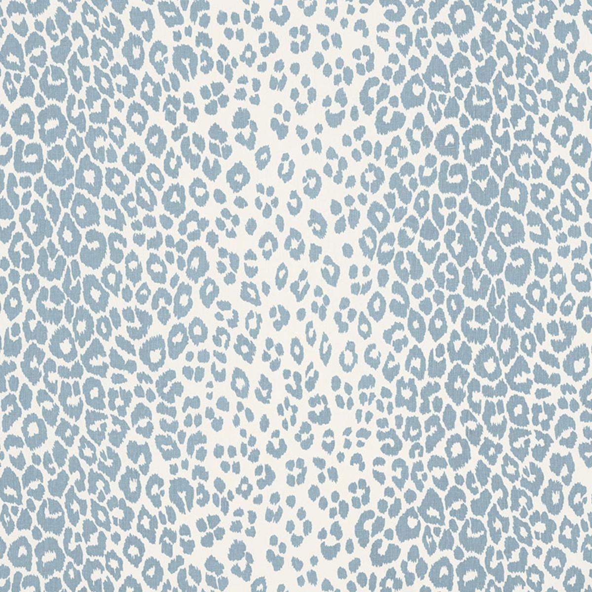 SCHUMACHER ICONIC LEOPARD SKY FABRIC | Atlanta Fabrics