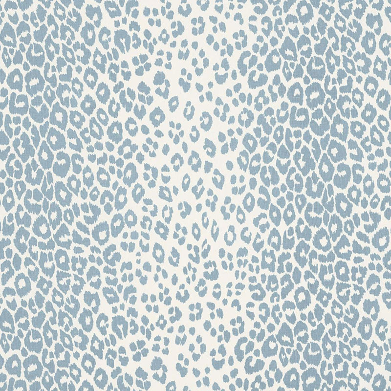 SCHUMACHER ICONIC LEOPARD SKY FABRIC | Atlanta Fabrics