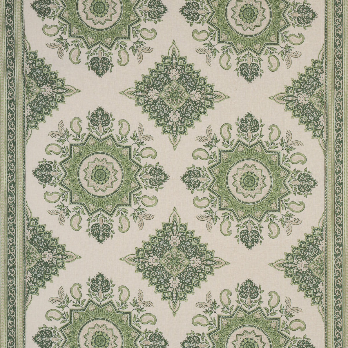 MONTECITO MEDALLION LEAF GREEN