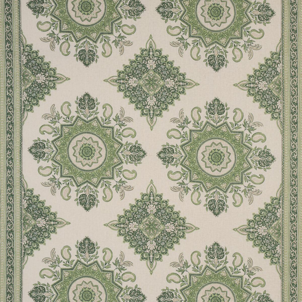 MONTECITO MEDALLION LEAF GREEN