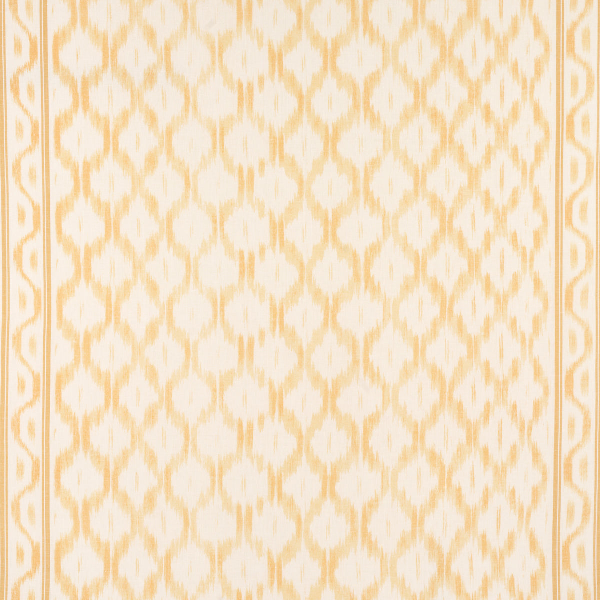 Schumacher SANTA MONICA IKAT YELLOW Fabric | Atlanta Fabrics