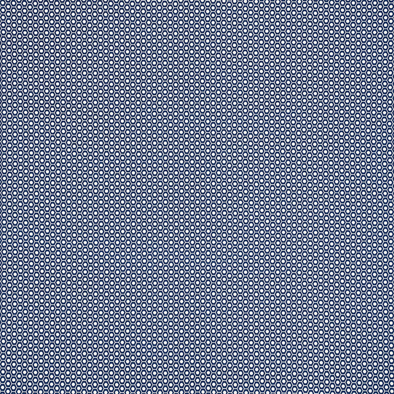 Schumacher QUEEN B II INDOOR/OUTDOOR NAVY Fabric | Atlanta Fabrics