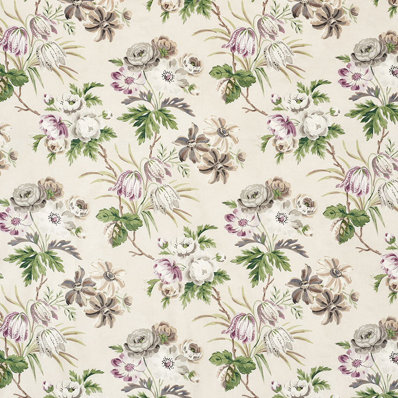 Schumacher CECIL CHINTZ WISTERIA Fabric | Atlanta Fabrics