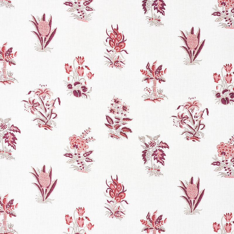 Schumacher BUNNY AUBERGINE Fabric | Atlanta Fabrics