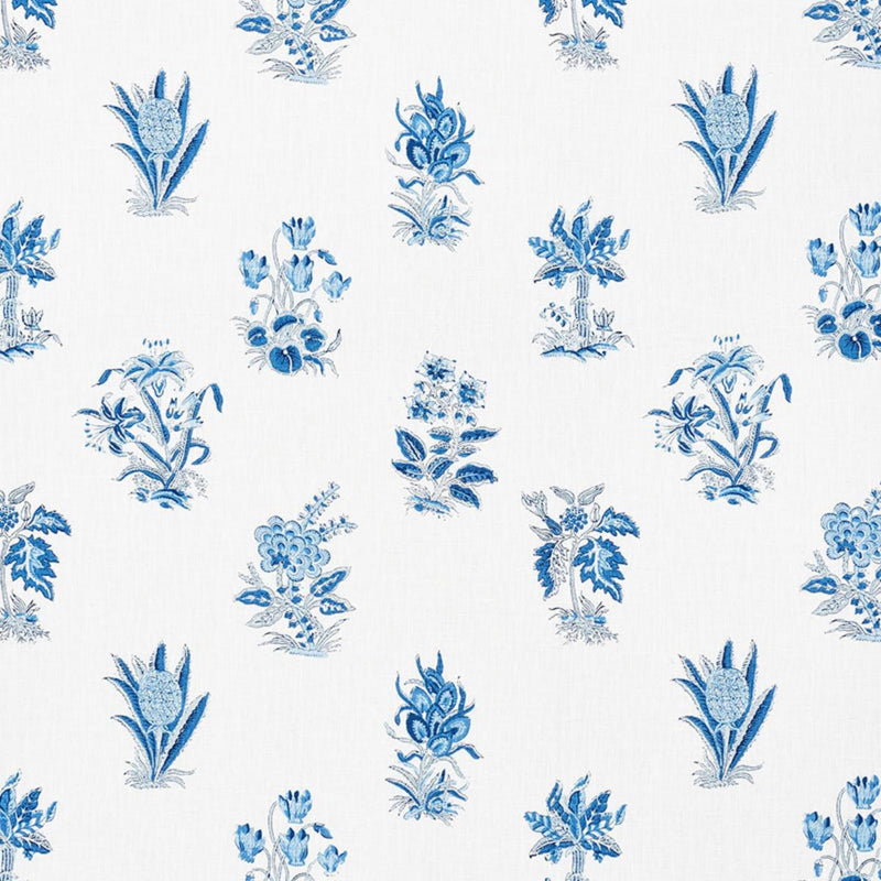 SCHUMACHER BUNNY DELFT FABRIC | Atlanta Fabrics