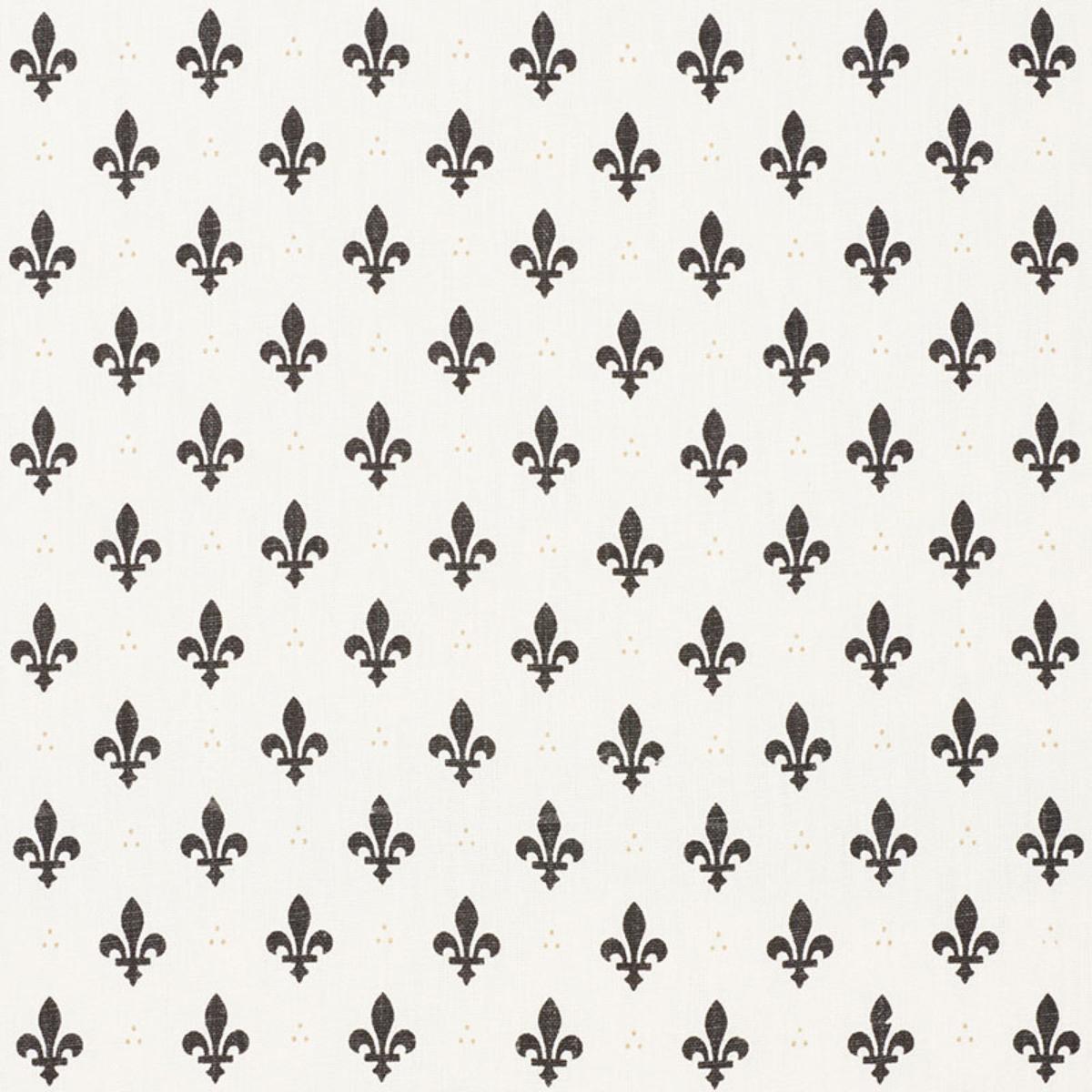 FLEUR DE LIS CHARCOAL