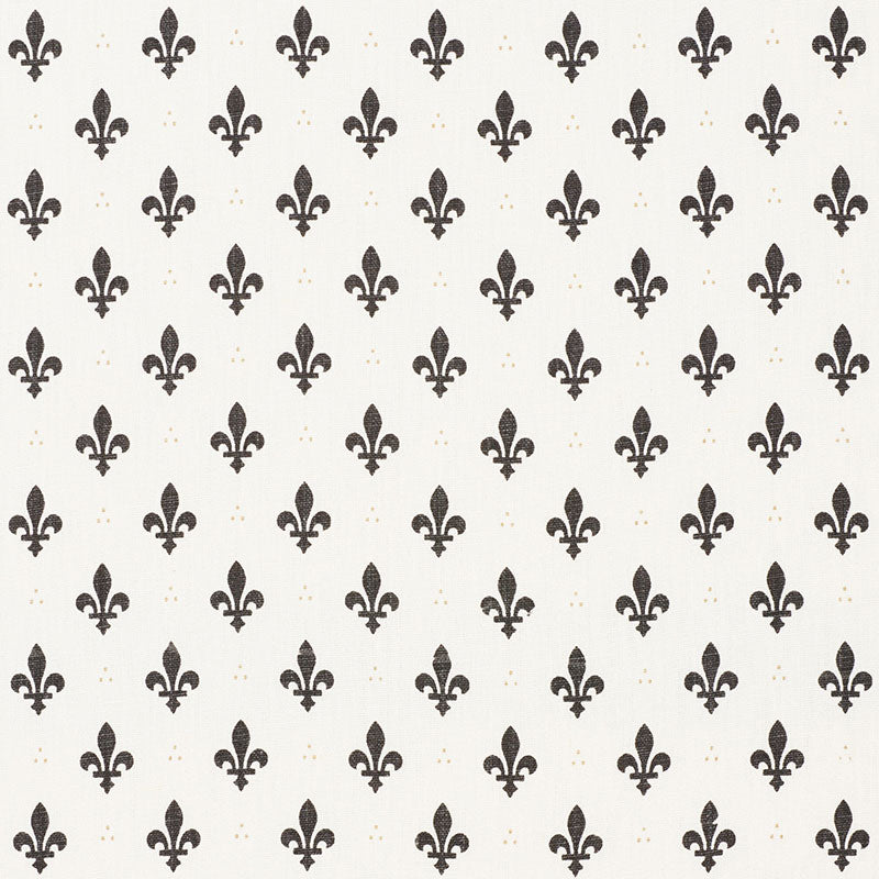 FLEUR DE LIS CHARCOAL