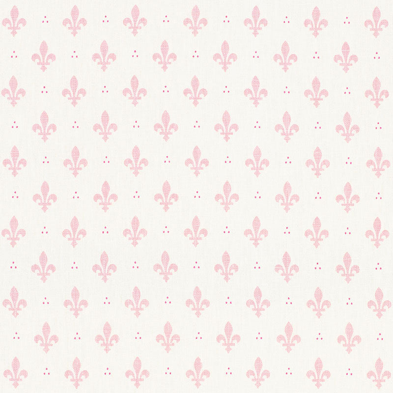 Schumacher FLEUR DE LIS BLUSH Fabric | Atlanta Fabrics