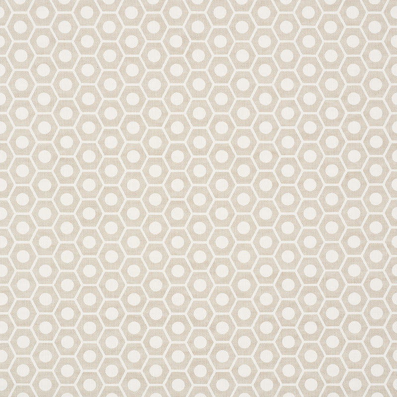 Schumacher QUEEN B FLAX  | Atlanta Fabrics