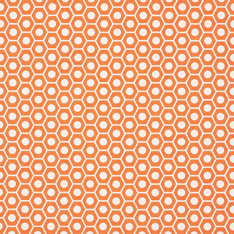 Schumacher QUEEN B ORANGE  | Atlanta Fabrics